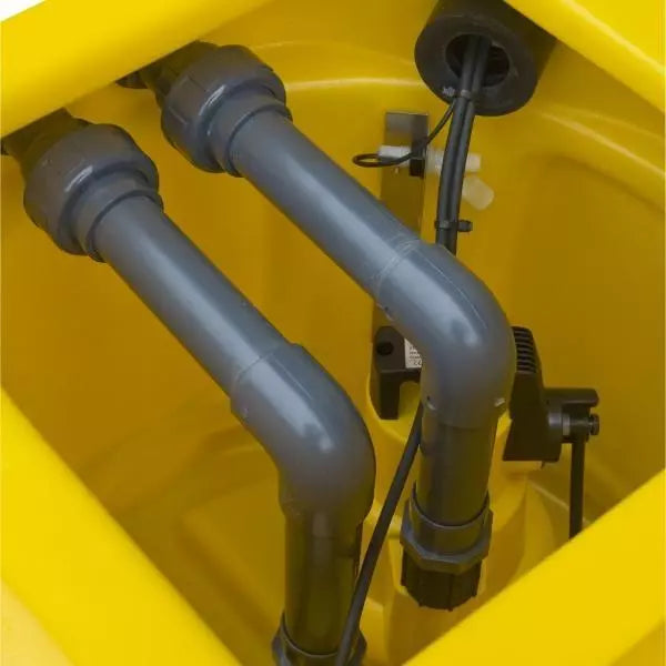 sump pump twin outlet